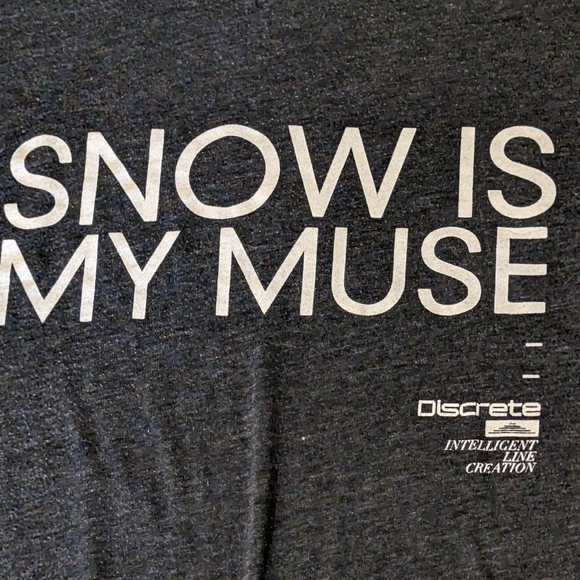 Discontinued Discrete snowboarding t-shirt - Picture 2 of 3